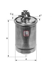 Imagine filtru combustibil SOFIMA S 4424 NR