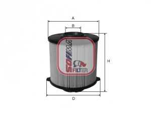 Imagine filtru combustibil SOFIMA S 6058 NE