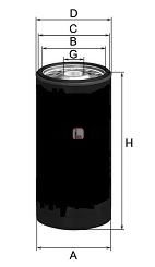 Imagine Filtru ulei SOFIMA S 8020 R