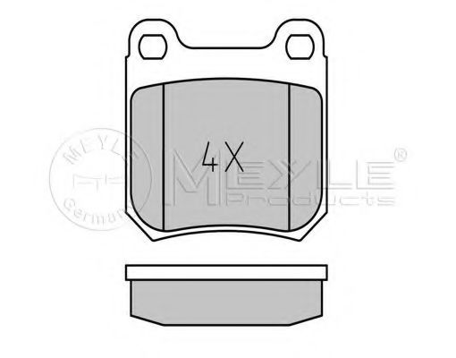 Imagine set placute frana,frana disc MEYLE 025 210 5015/PD