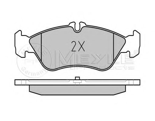 Imagine set placute frana,frana disc MEYLE 025 215 9218