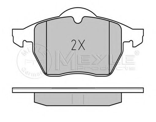 Imagine set placute frana,frana disc MEYLE 025 218 2919/PD