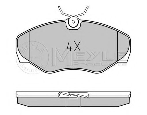 Imagine set placute frana,frana disc MEYLE 025 230 9918/PD