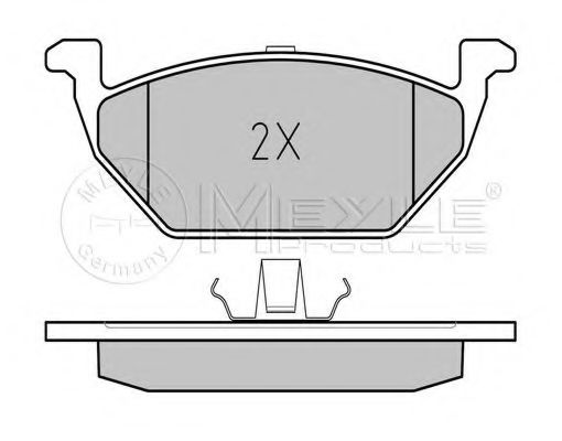 Imagine set placute frana,frana disc MEYLE 025 231 3019/PD