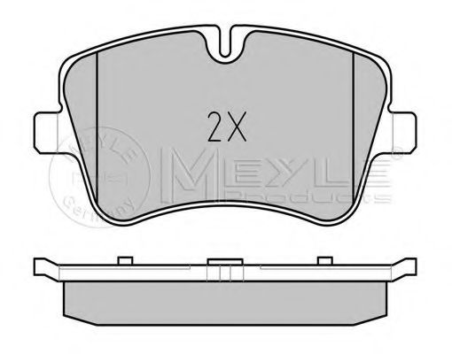 Imagine set placute frana,frana disc MEYLE 025 231 4419/PD