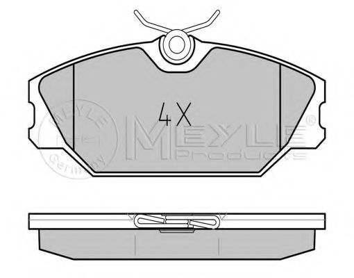 Imagine set placute frana,frana disc MEYLE 025 231 7218/PD