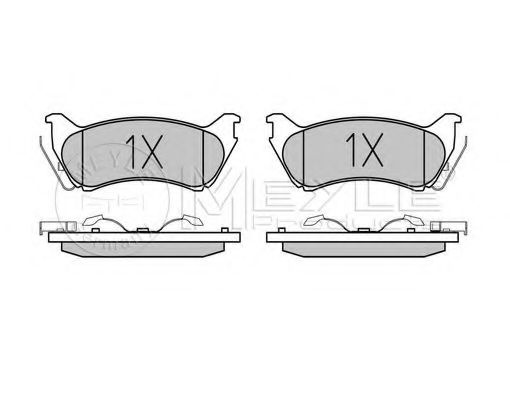 Imagine set placute frana,frana disc MEYLE 025 231 8917/PD