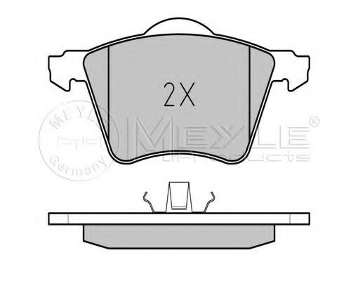 Imagine set placute frana,frana disc MEYLE 025 234 1819/W