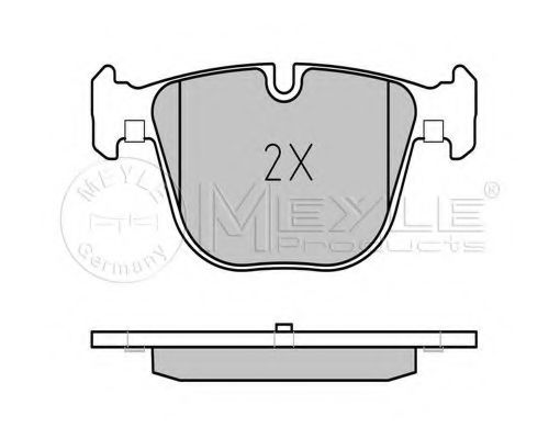 Imagine set placute frana,frana disc MEYLE 025 237 3116/PD