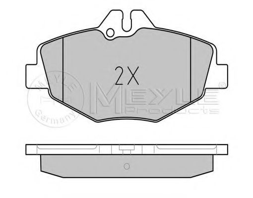 Imagine set placute frana,frana disc MEYLE 025 237 4320-1/PD