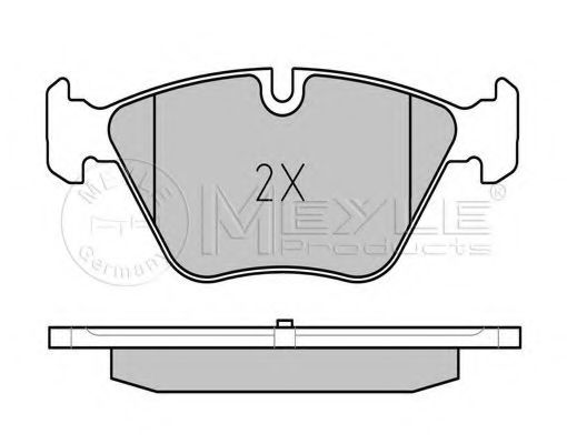 Imagine set placute frana,frana disc MEYLE 025 237 9420