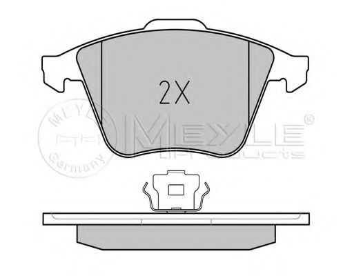 Imagine set placute frana,frana disc MEYLE 025 238 0120/W