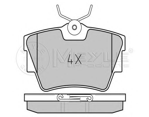 Imagine set placute frana,frana disc MEYLE 025 239 8017/PD