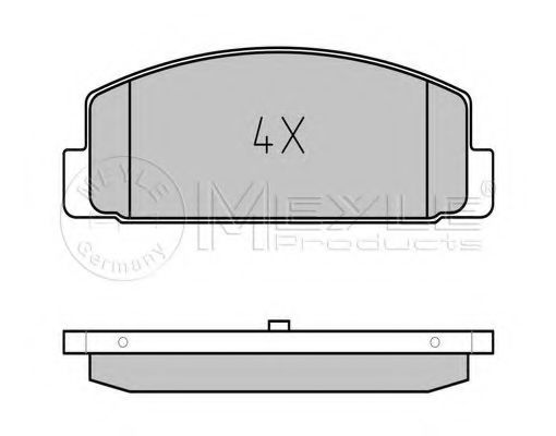 Imagine set placute frana,frana disc MEYLE 025 240 4514/PD