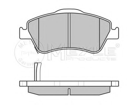 Imagine set placute frana,frana disc MEYLE 025 241 2219/W