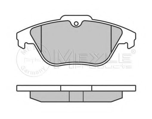 Imagine set placute frana,frana disc MEYLE 025 242 5317