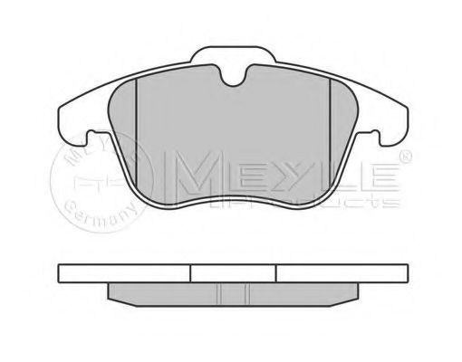 Imagine set placute frana,frana disc MEYLE 025 243 3218/PD