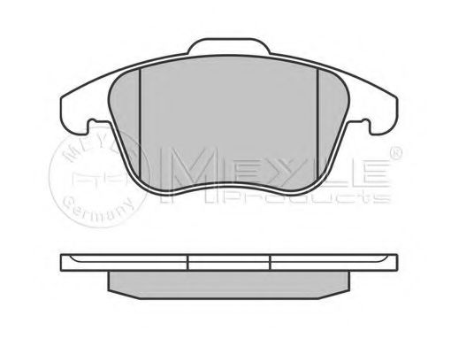 Imagine set placute frana,frana disc MEYLE 025 243 3219/PD