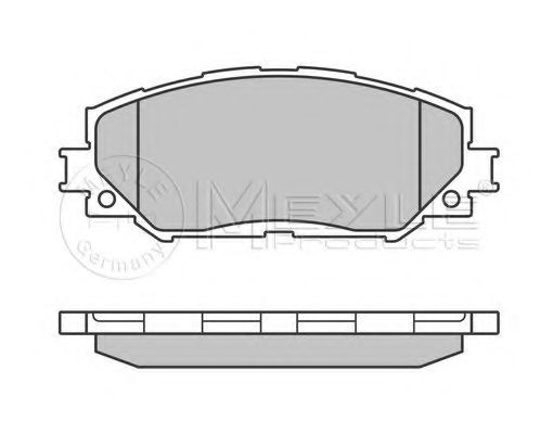 Imagine set placute frana,frana disc MEYLE 025 243 3617/PD