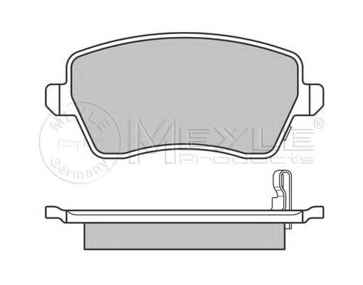 Imagine set placute frana,frana disc MEYLE 025 244 0317/PD