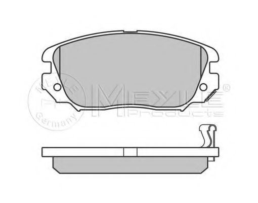 Imagine set placute frana,frana disc MEYLE 025 244 1519/W