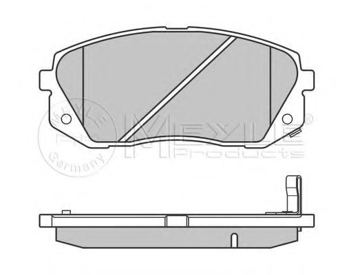 Imagine set placute frana,frana disc MEYLE 025 245 0116/PD