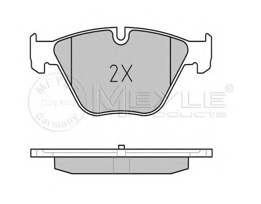 Imagine set placute frana,frana disc MEYLE 025 246 8820/PD