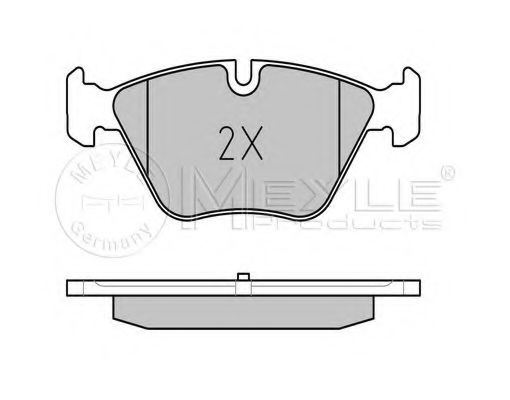 Imagine set placute frana,frana disc MEYLE 025 246 9719/PD