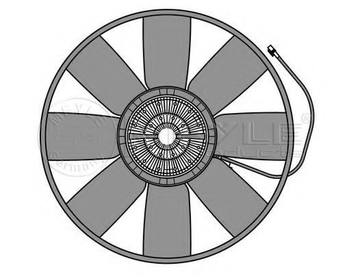 Imagine Ventilator, radiator MEYLE 12-14 234 0025