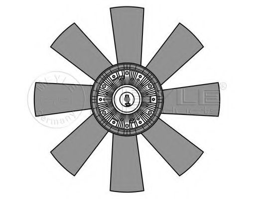 Ventilator, radiator MEYLE 16-34 234 0038