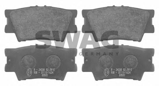 Imagine set placute frana,frana disc SWAG 81 91 6651