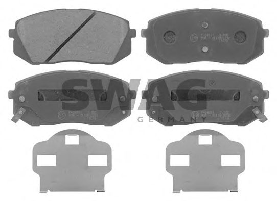 Imagine set placute frana,frana disc SWAG 91 91 6816