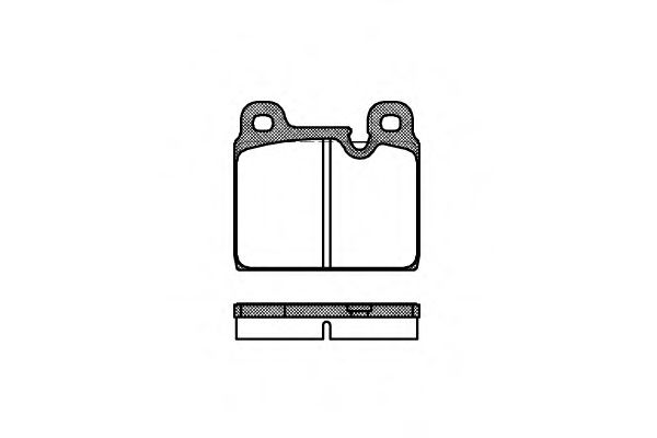 Imagine set placute frana,frana disc REMSA 0002.30