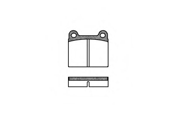 Imagine set placute frana,frana disc REMSA 0006.00