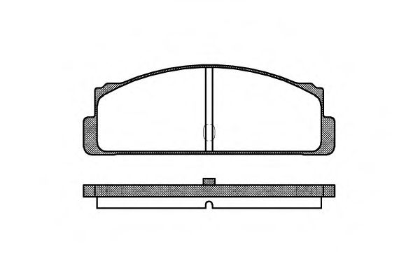 Imagine set placute frana,frana disc REMSA 0022.10