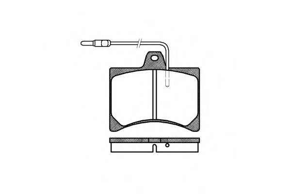 Imagine set placute frana,frana disc REMSA 0035.04