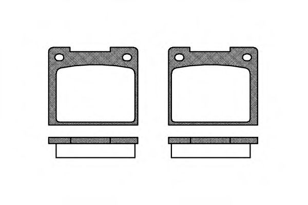 Imagine set placute frana,frana disc REMSA 0039.20