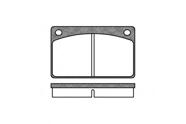 Imagine set placute frana,frana disc REMSA 0042.00