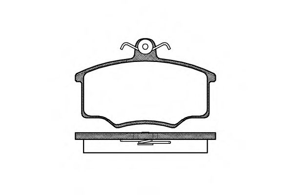 Imagine set placute frana,frana disc REMSA 0046.20