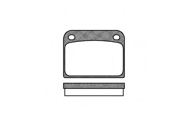 Imagine set placute frana,frana disc REMSA 0085.00