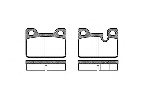 Imagine set placute frana,frana disc REMSA 0113.00