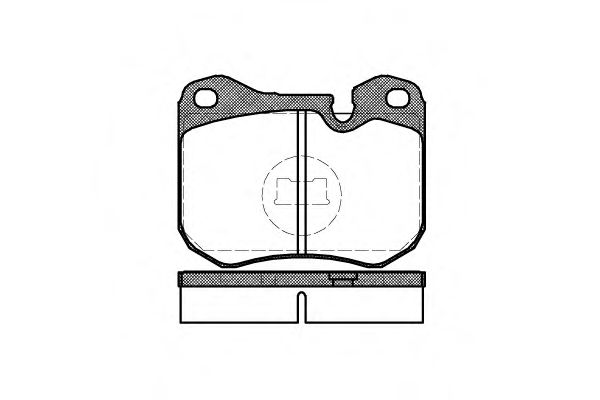 Imagine set placute frana,frana disc REMSA 0131.00