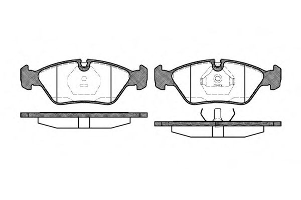 Imagine set placute frana,frana disc REMSA 0139.00