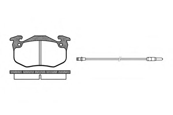 Imagine set placute frana,frana disc REMSA 0144.42