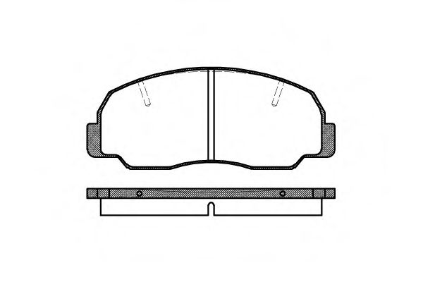 Imagine set placute frana,frana disc REMSA 0178.10