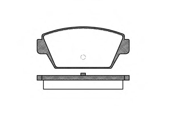 Imagine set placute frana,frana disc REMSA 0215.00