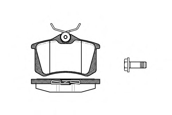 Imagine set placute frana,frana disc REMSA 0263.05