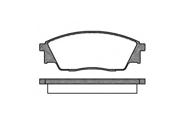 Imagine set placute frana,frana disc REMSA 0307.00