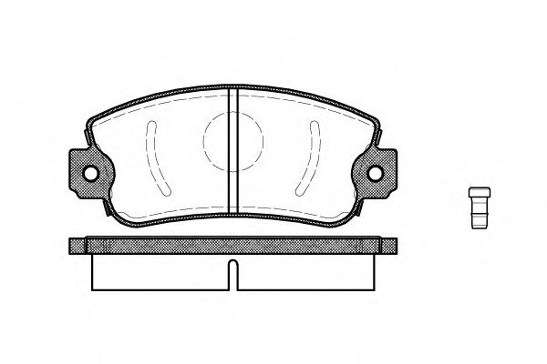 Imagine set placute frana,frana disc REMSA 0372.02