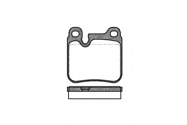 Imagine set placute frana,frana disc REMSA 0374.00